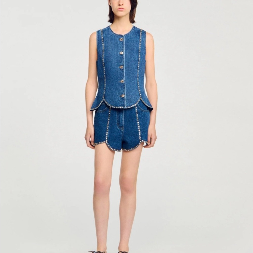 Sandro Blue Jean Shorts for Women